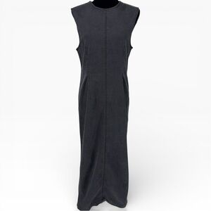 Reformation Charcoal Sleeveless Maxi Dress